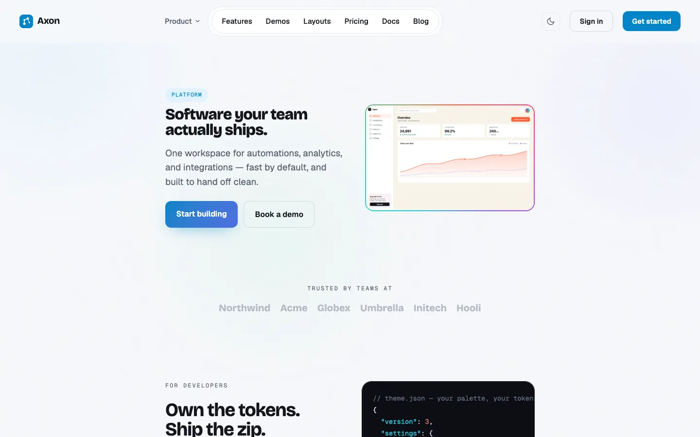 Dev Platform demo